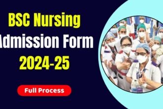 BSC Nursing Admission Form 2024-25