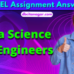 NPTEL Data Science For Engineers Assignment Answers