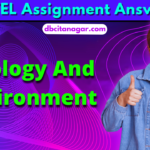 NPTEL Ecology And Environment Assignment Answers