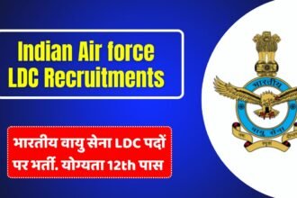 Indian Air force LDC 182 Recruitments