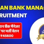 Indian Bank Manager Recruitment