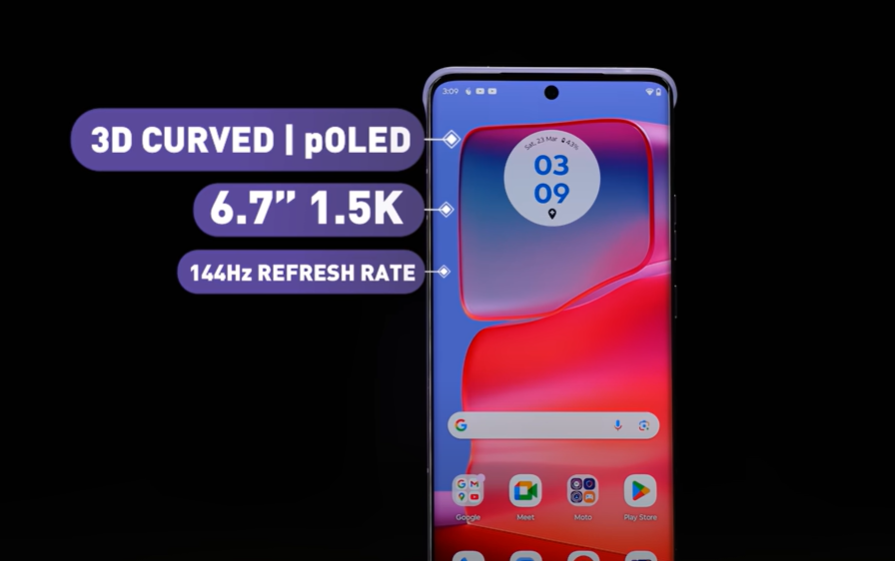 Motorola Edge 50 Pro 5G Display