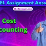 NPTEL Cost Accounting Week 1 Assignment Answers 2024