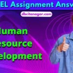 NPTEL Human Resource Development Week 1 Assignment Answers 2024