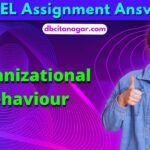 NPTEL Organizational Behaviour Week 1 Assignment Answers 2024