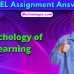 NPTEL Psychology of Learning Week 1 Assignment Answers 2024