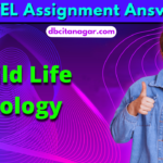 NPTEL Wild Life Ecology Week 1 Assignment Answers 2024