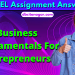 NPTEL Business Fundamentals For Entrepreneurs Assignment Answers 2023