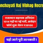 RPSC Panchayati Raj Vibhag 1014 Recruitment