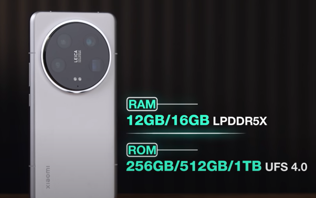 Xiaomi 14 Ultra 5G Smartphone Storage